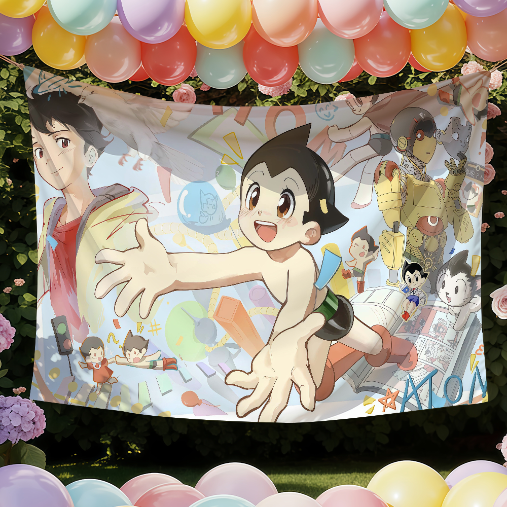 Outdoor Adventure Boys - Adventure cartoon A-Astro Boy flag Suitable