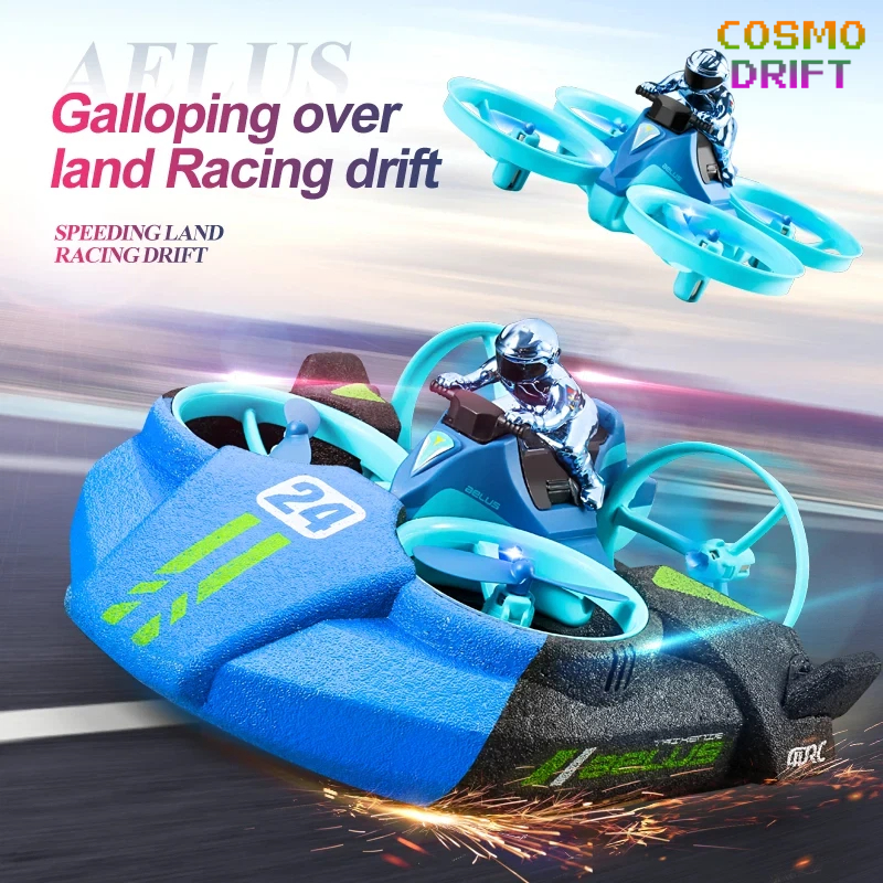 Outdoor Adventure Boys - 3-in-1 Land Air Sea RC Aircraft