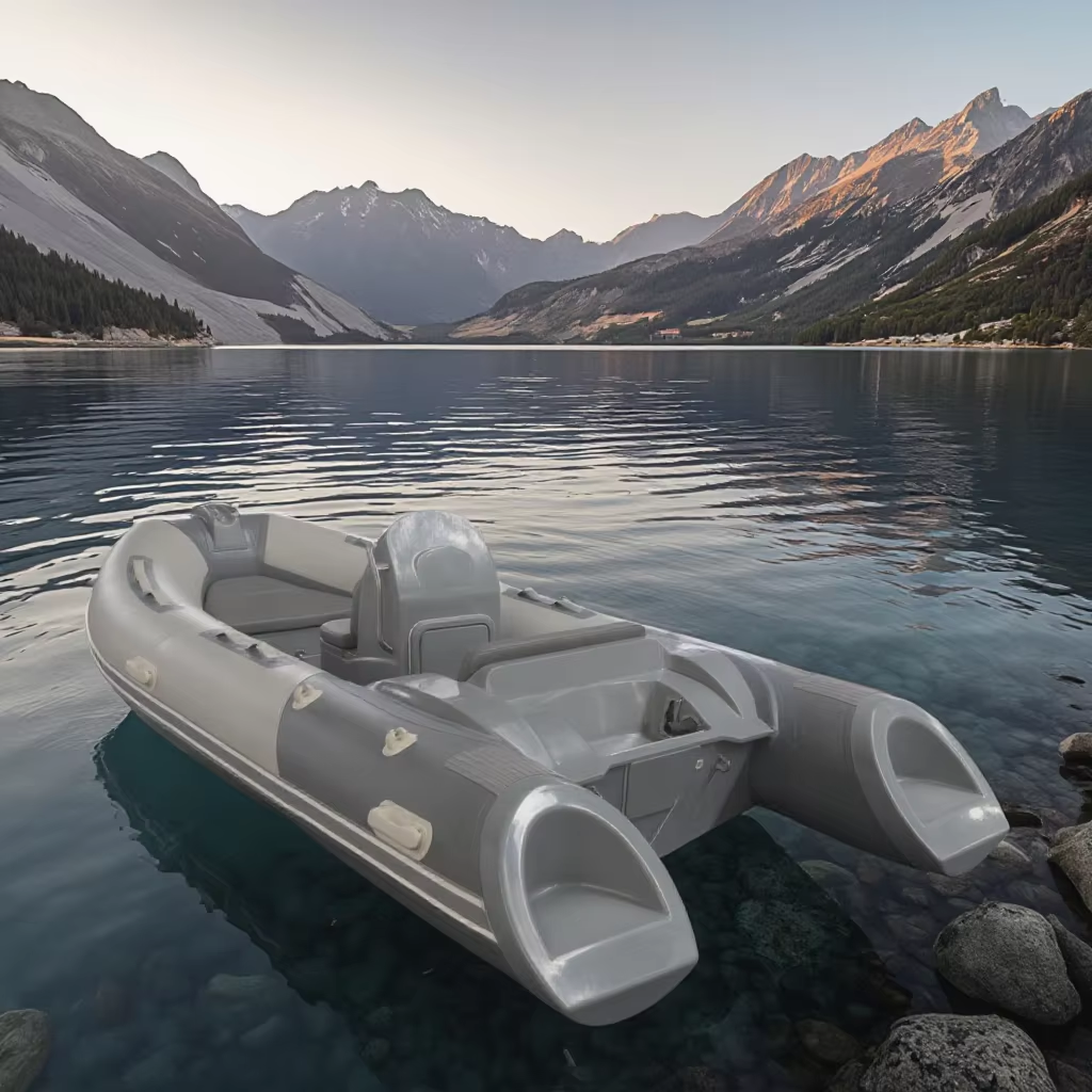 Outdoor Adventure Hull - 13ft Fiberglass Hull High-Speed Sport Boat