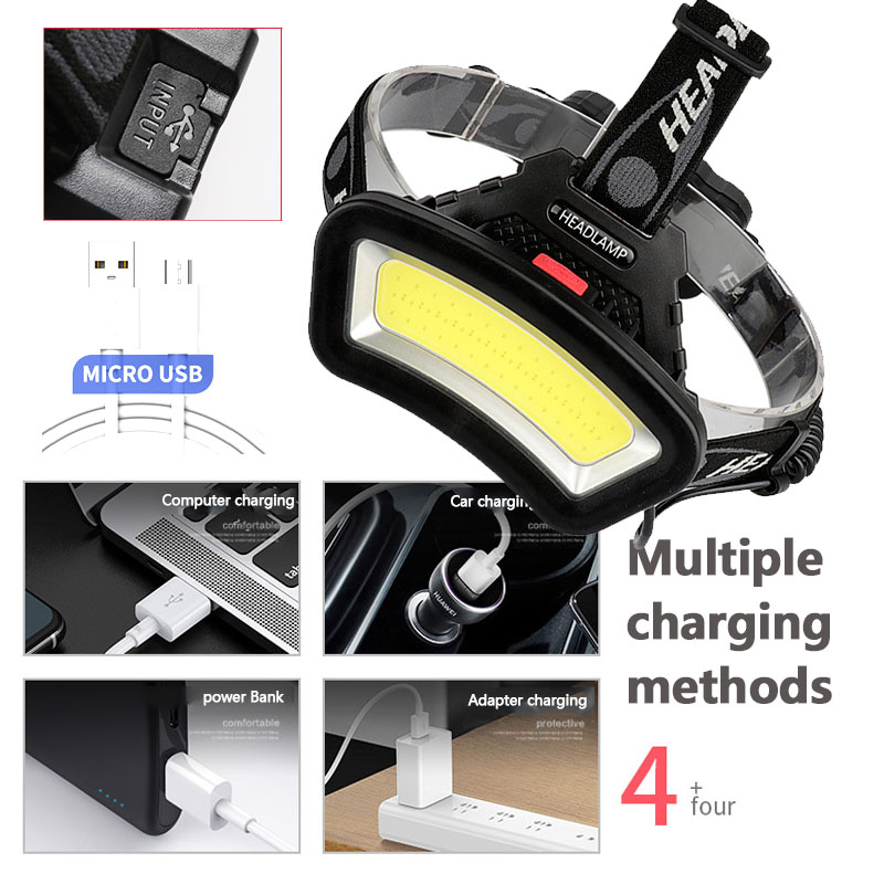 COB LED Headlamp USB Rechargea - Outdoor Adventure Zone のレビューと価格