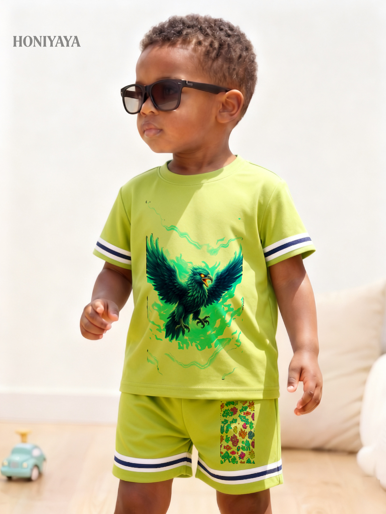 2 Pcs Baby Boy Clothes Summer  - Outdoor Adventure Boys のレビューと価格