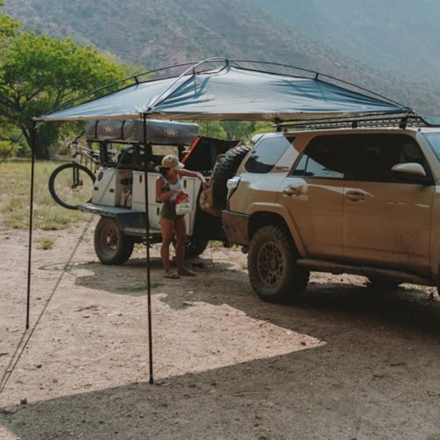 Portable Vehicle Awning 9' x 7 - Outdoor Adventure Vans のレビューと価格