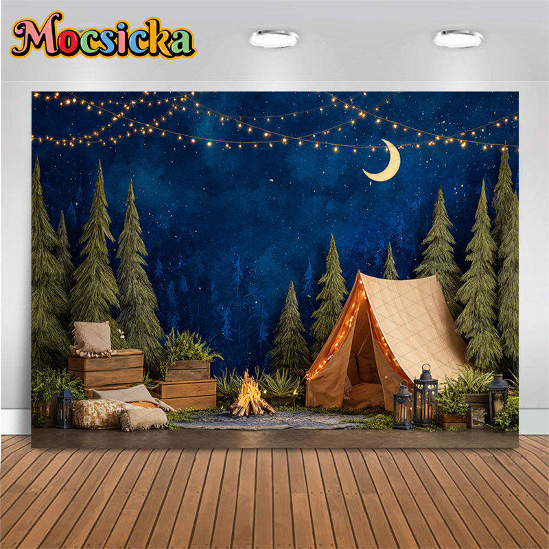 Mocsicka Night Camping Photogr - Outdoor Adventure Background のレビューと価格