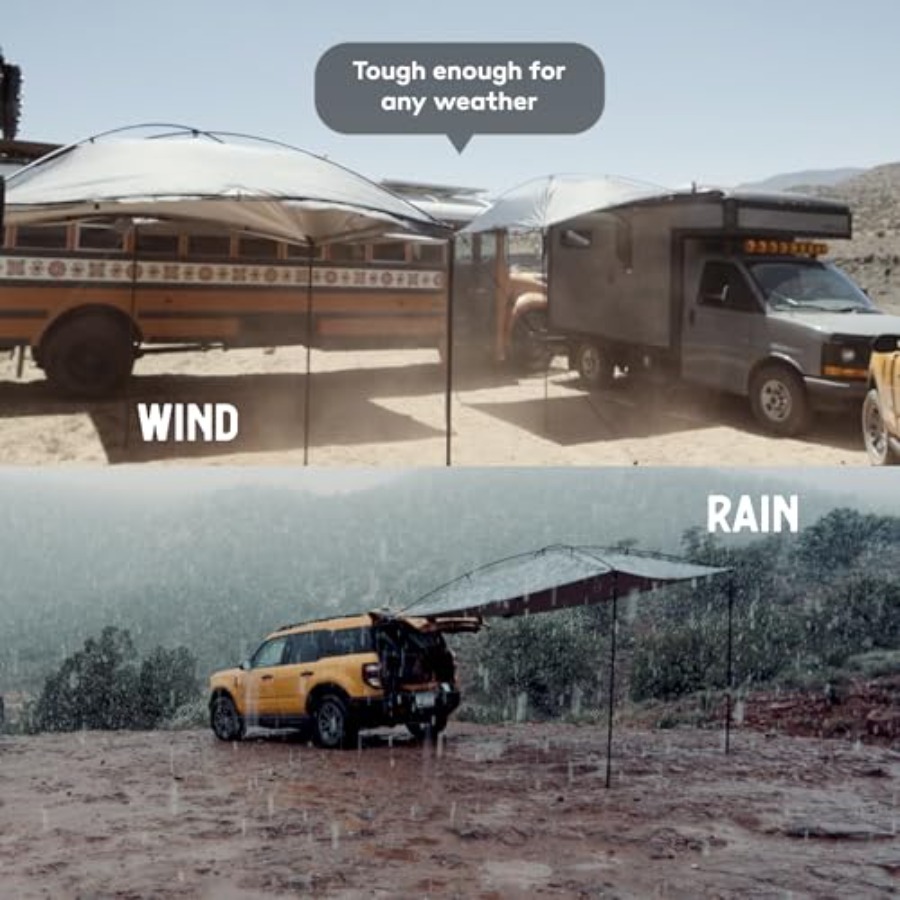 Portable Vehicle Awning for Tr - Outdoor Adventure Vans のレビューと価格