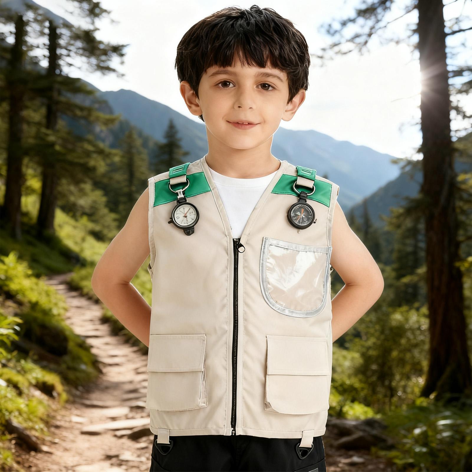 Kids Explorer Vest Costume Saf - Outdoor Adventure Boys のレビューと価格