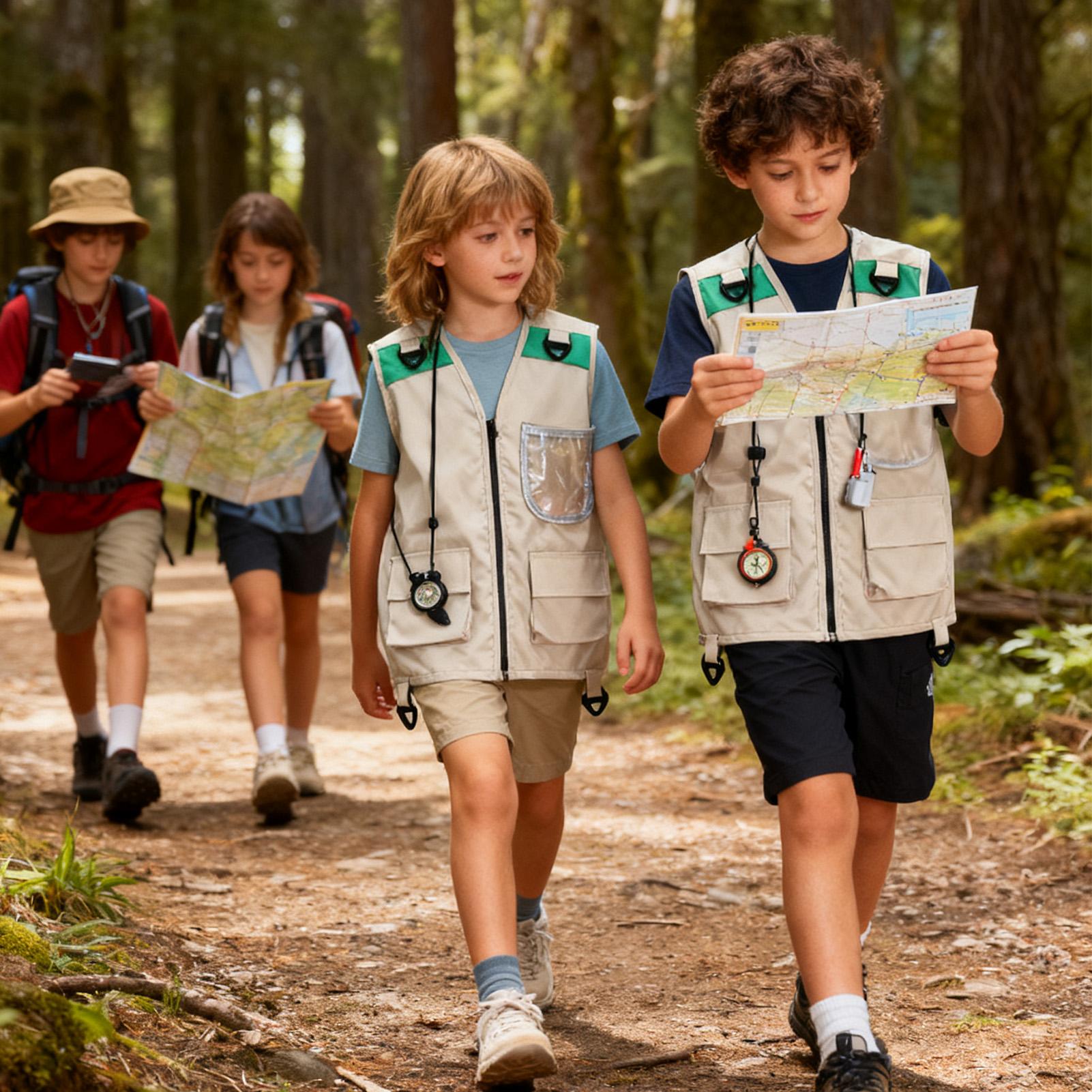 Kids Explorer Vest Costume Saf - Outdoor Adventure Boys のレビューと価格