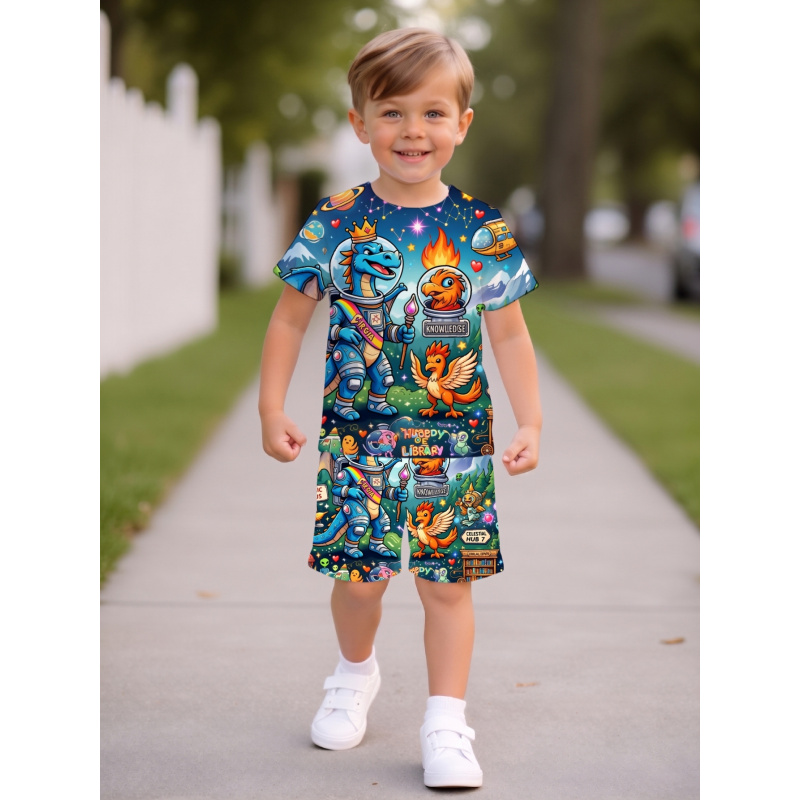 2 Pcs Boy Clothes Baby Cute Se - Outdoor Adventure Boys のレビューと価格