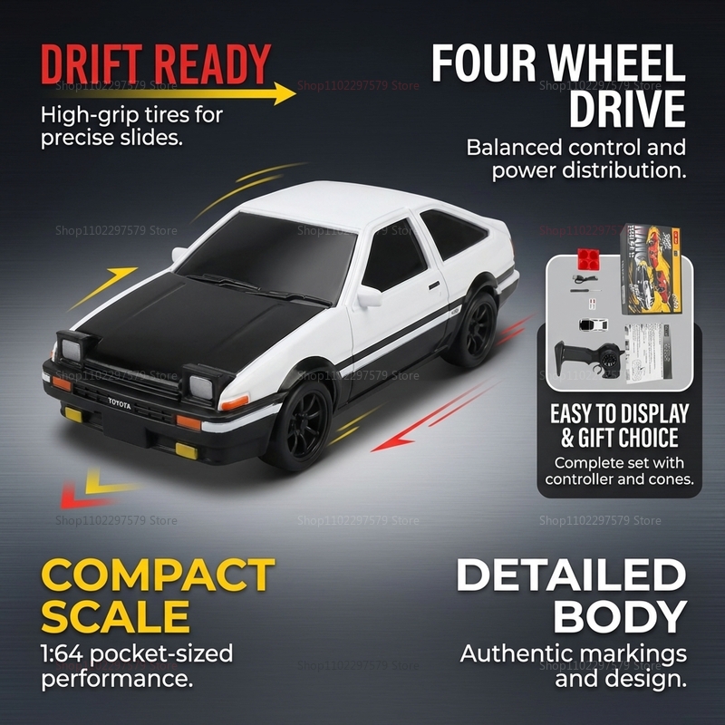 2026 RC Drift Cars 1/64 Scale  - Outdoor Adventure Group のレビューと価格