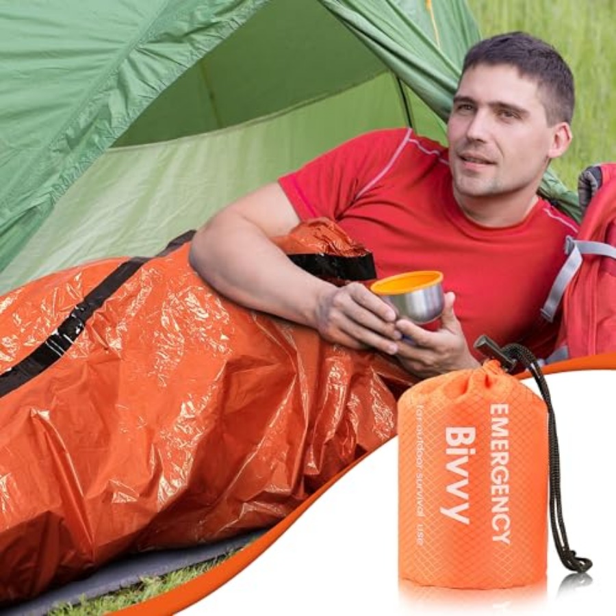Emergency Sleeping Bag, Surviv - Bivy Sack Lightweight のレビューと価格