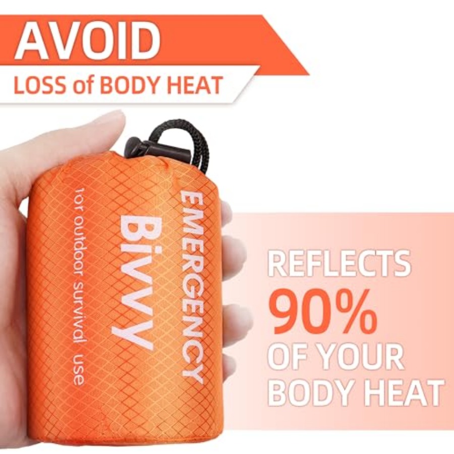 Emergency Sleeping Bag, Surviv - Bivy Sack Lightweight のレビューと価格