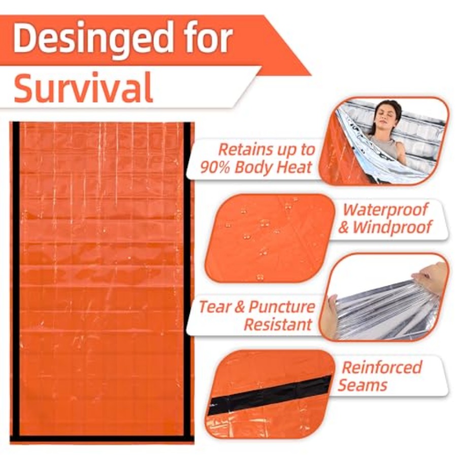 Emergency Sleeping Bag, Surviv - Bivy Sack Lightweight のレビューと価格