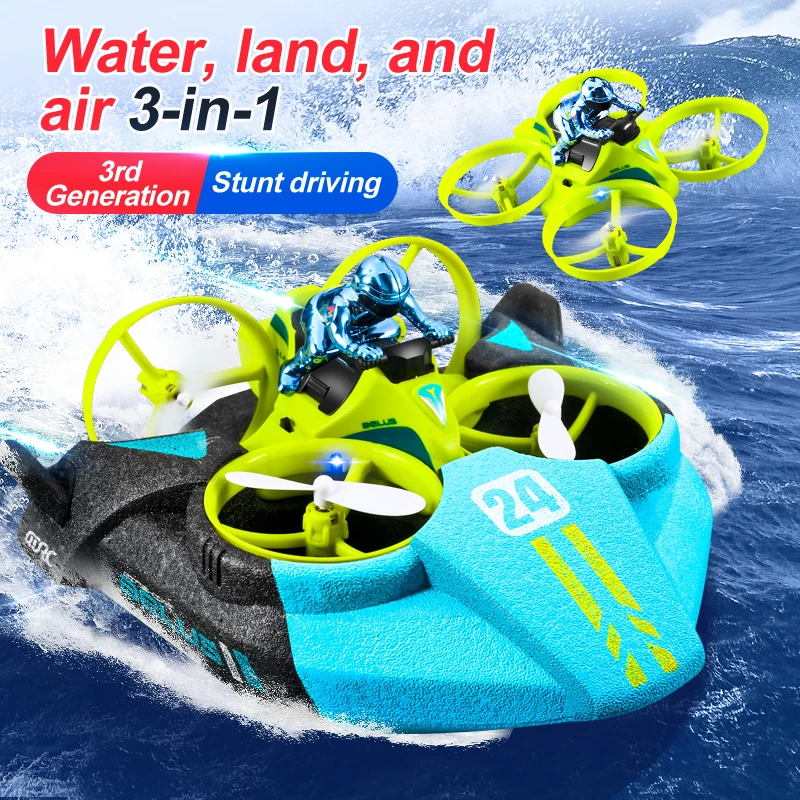 3-in-1 Land Air Sea RC Aircraf - Outdoor Adventure Boys のレビューと価格