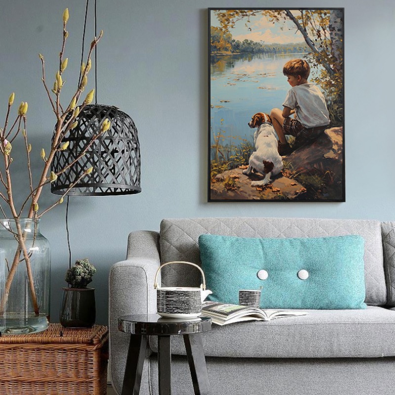 Vintage Boys Room Art Poster B - Outdoor Adventure Boys のレビューと価格