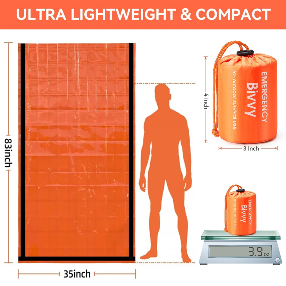 Emergency Sleeping Bag Surviva - Bivy Sack Lightweight のレビューと価格