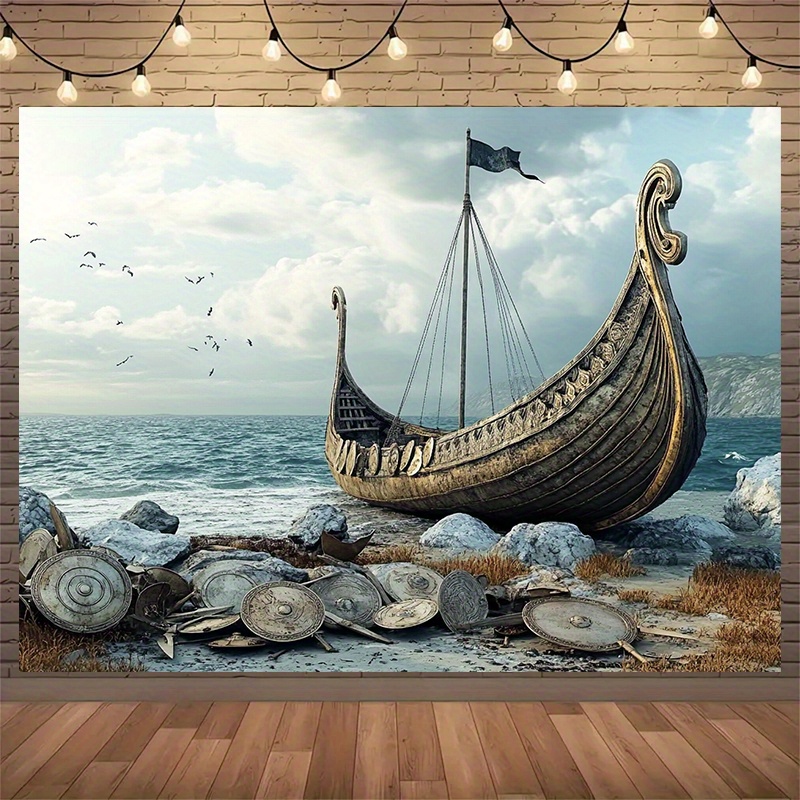 Large Viking adventure photogr - Outdoor Adventure Background のレビューと価格