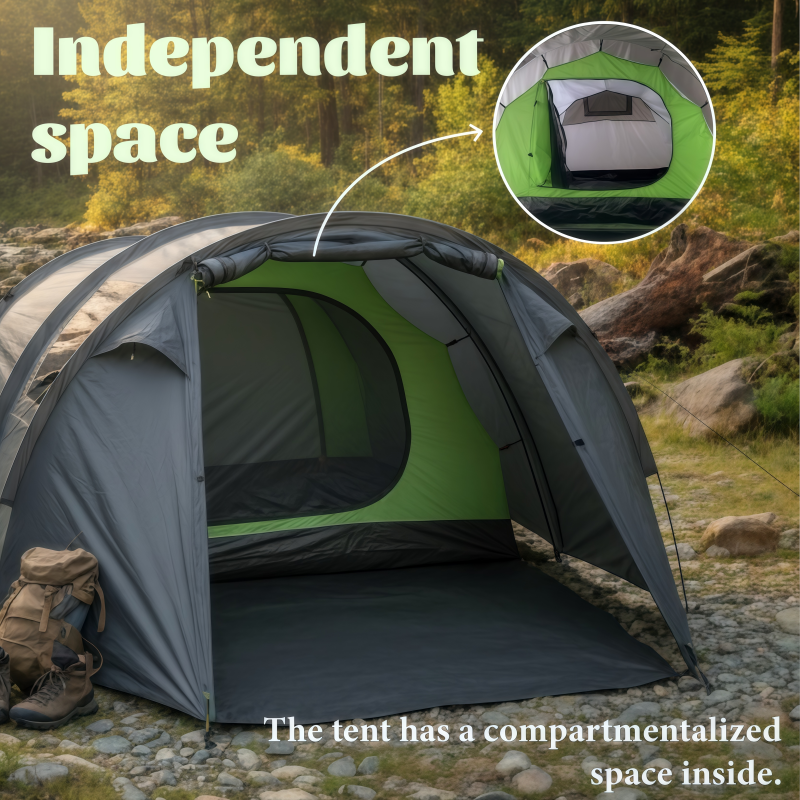 Spacious Portable Tunnel Tent  - Outdoor Adventure Group のレビューと価格