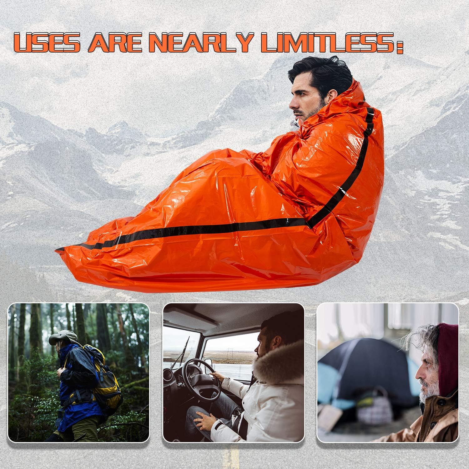 Emergency Sleeping Bag Surviva - Bivy Sack Lightweight のレビューと価格