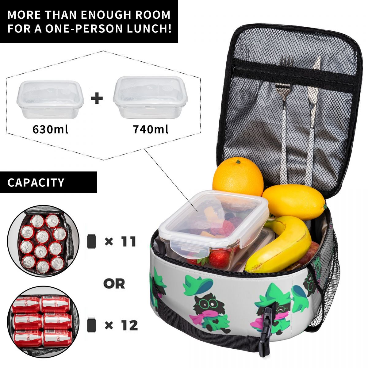 Deltarune Insulated Lunch Bags - Outdoor Adventure Girl のレビューと価格