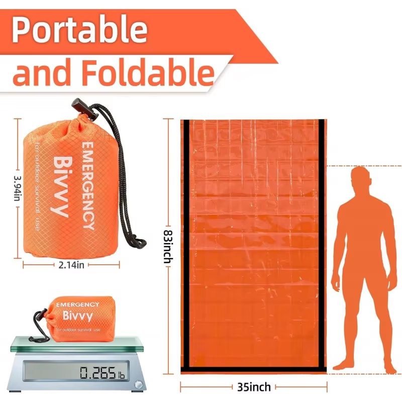 Emergency Sleeping Bag Surviva - Bivy Sack Lightweight のレビューと価格