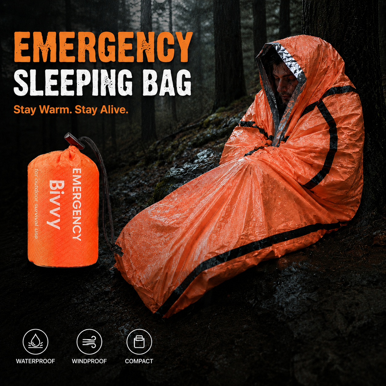 Portable Waterproof Emergency  - Bivy Sack Lightweight のレビューと価格